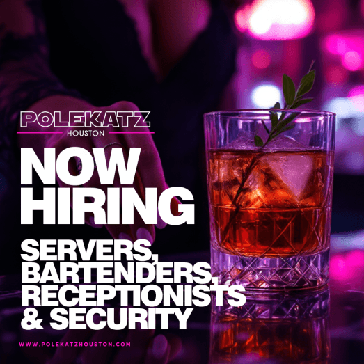Now Hiring at Polekatz Houston